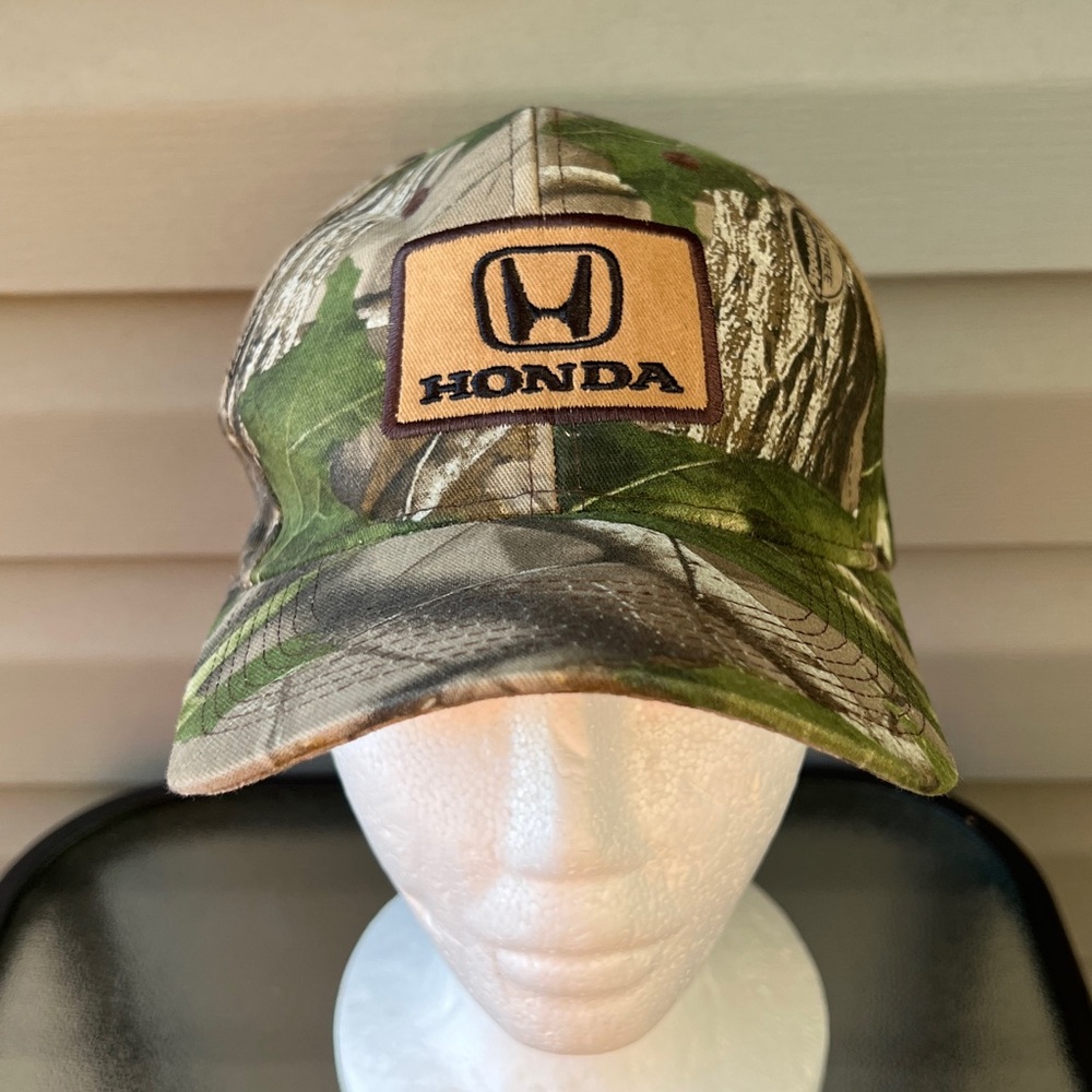 Honda Motors Realtree Camo Strapback Trucker Hat Cap Racing